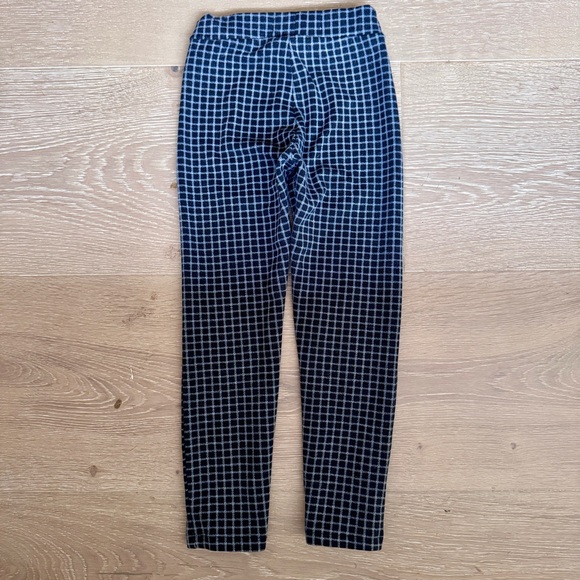 Zara Kids Black and White Pull On Checkered Pattern Leggings size 6 years - Picture 5 of 10
